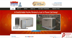 Desktop Screenshot of clayton-heating.com